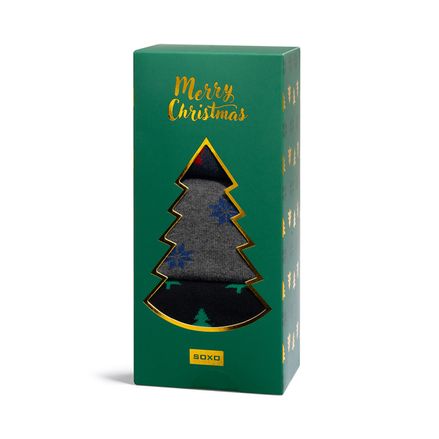 Chaussettes Homme SOXO de Noël - 3 paires