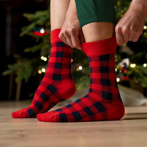 Chaussettes Femme SOXO Motifs de Noël en emballage - 3 paires