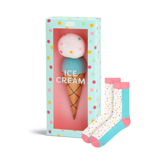 Chaussettes SOXO pour femmes | Crème glacée dans une boîte | Excellente idée de cadeau