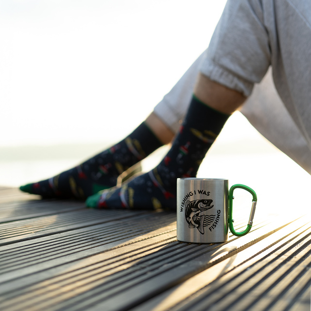 Ensemble Chaussettes homme + Mug Soxo Poissons