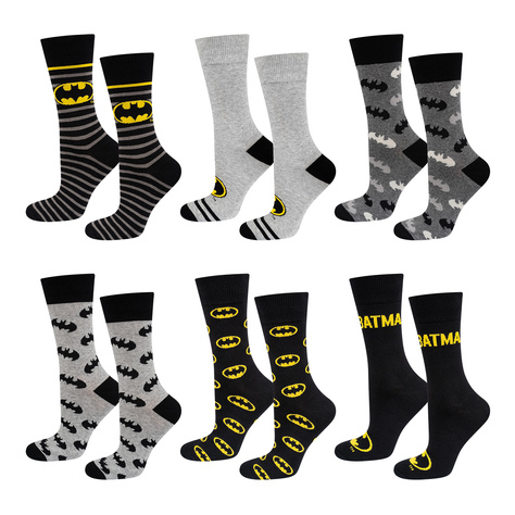 Calendrier de l'Avent Batman Lot de 12 chaussettes SOXO pour homme