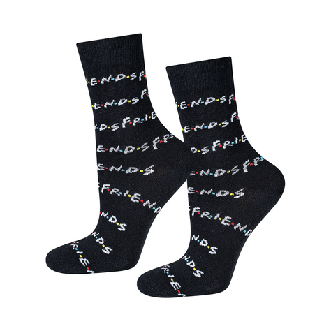 Chaussons et chaussettes femme série Friends | idée cadeau pour elle | doux 