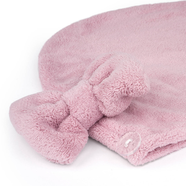 MOMO WAY Turban de bain rose | serviette
