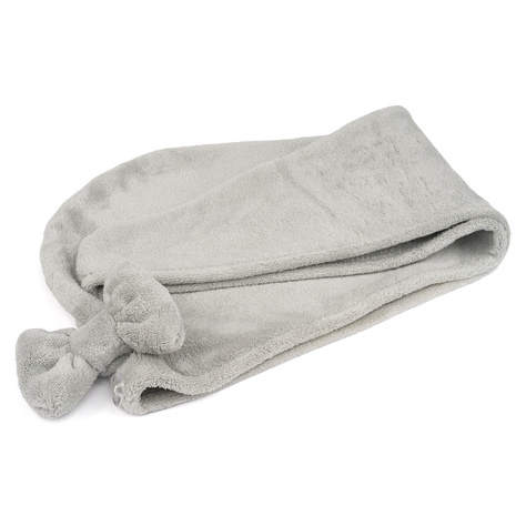 MOMO WAY turban de bain gris | serviette de bain