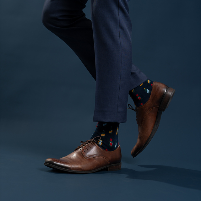 Ensemble de chaussettes pour hommes SOXO Cheers – 2 paires et un ouvre-bouteille