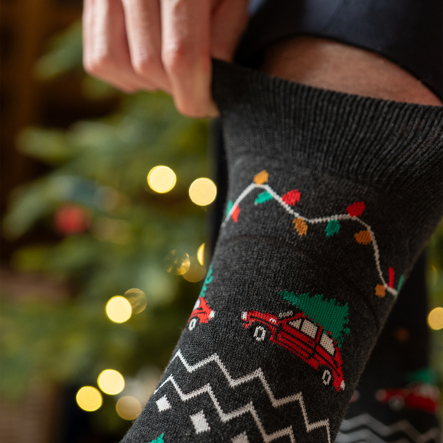 Chaussettes de Noël pour homme SOXO Petit - 3 paires