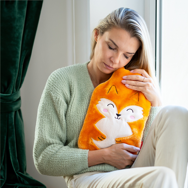 Bouillotte renard SOXO orange 1,8 L