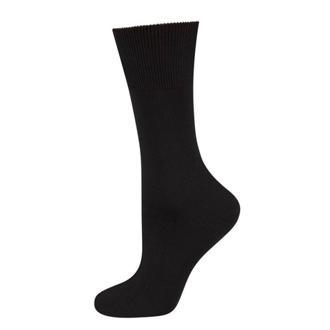 SOXO chaussettes de costume en bambou noir classique pour hommes 