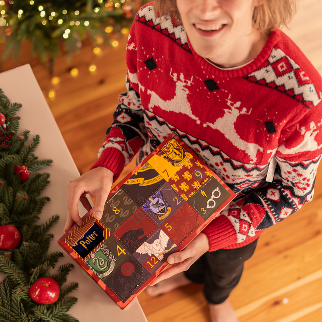Calendrier de l’Avent avec Chaussettes Harry Potter 6-Pack