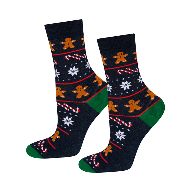 Chaussettes Bonhomme Pain d’Épices en Carte-Cadeau