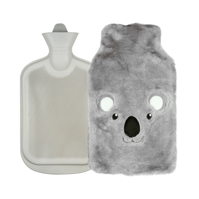 Chauffe bouillotte grise SOXO koala chauffant