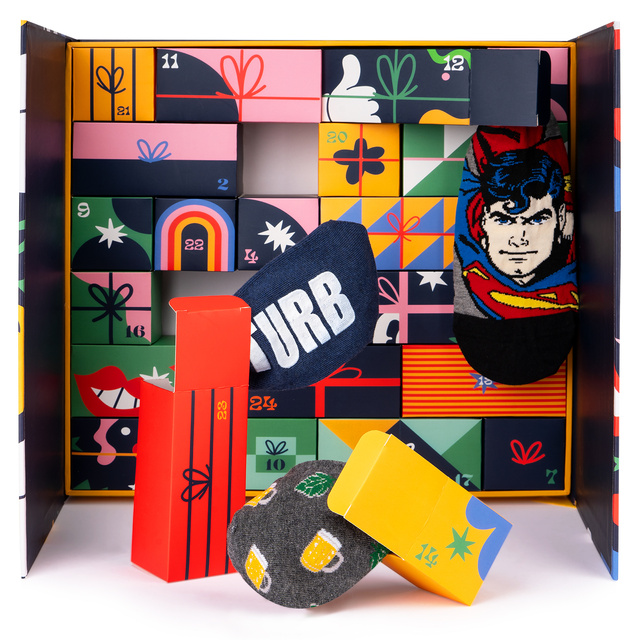 Coffret cadeau avec chaussettes Lot de 12