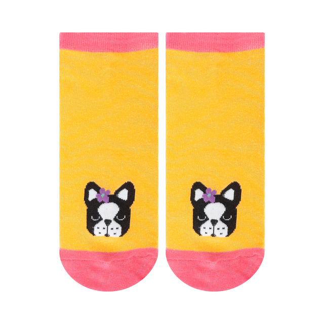 Lot de 5x chiens de pieds colorés pour dames SOXO