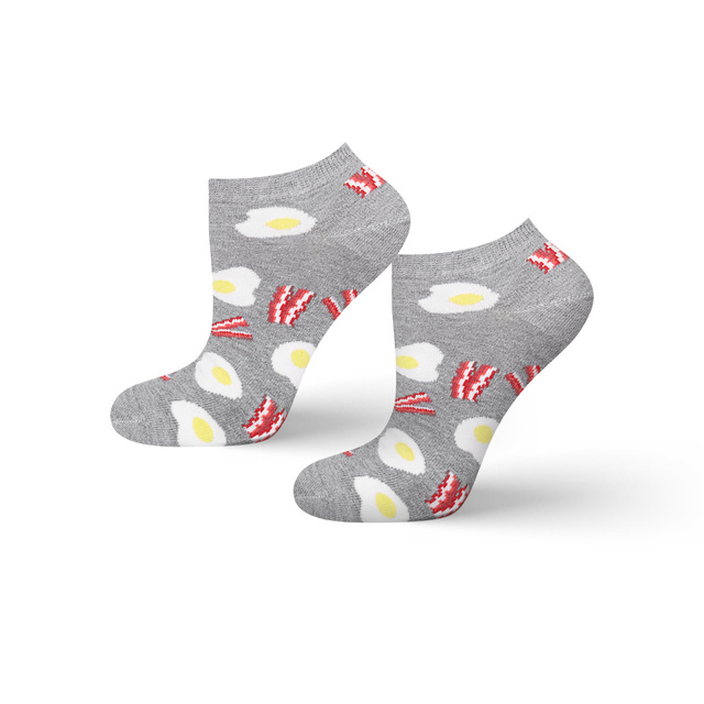 SOXO GOOD STUFF hommes pieds colorés drôle œuf brouillé avec bacon