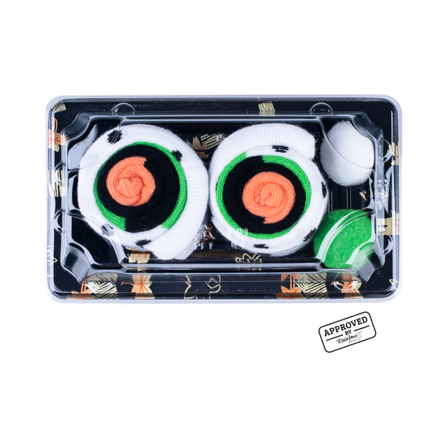 Chaussettes vertes SOXO pour hommes dans une boîte