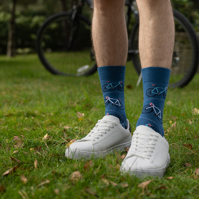 Chaussettes colorées pour hommes SOXO bicycle - 3 paires 
