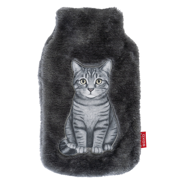 Housse Pour Bouillotte Motif Chat