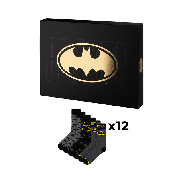 Calendrier de l’Avent avec Chaussettes Batman 12-Pack