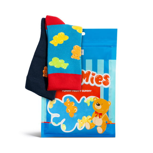 Lot de 2x chaussettes Soxo pour hommes, de type "jellies"