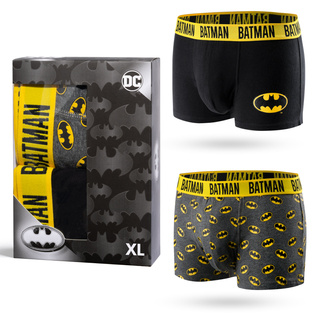 Lot de 2 caleçons Batman | Idée cadeau | Fête des garçons | Culotte en coton