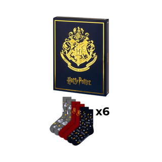 Calendrier de l’Avent avec Chaussettes Harry Potter  6-Pack
