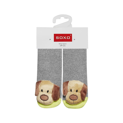 Chaussettes de bébé SOXO avec hochet en ABS