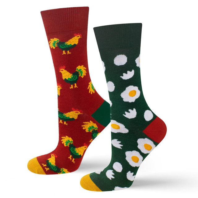 Chaussettes colorées pour homme SOXO GOOD STUFF poule