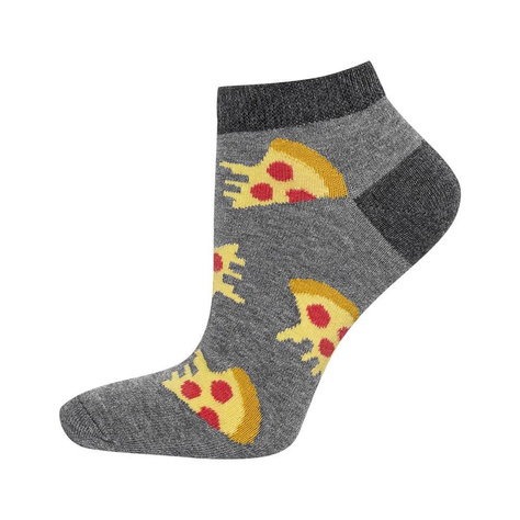 Lot de 3x chaussettes en coton coloré SOXO GOOD STUFF pour hommes pizza | fast food