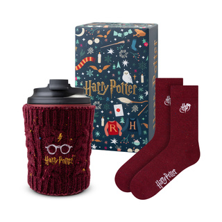 Coffret Cadeau Chaussettes Harry Potter + Mug Isotherme