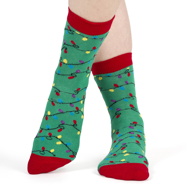 Set 4x chaussettes colorées pour femmes SOXO GOOD STUFF joyeux Noël cadeau chaussettes en coton