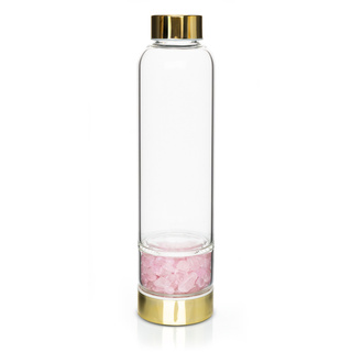 Bouteille d'eau en quartz rose 450mL