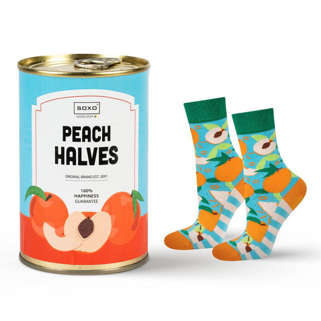 Chaussettes drôles SOXO GOOD STUFF pour femmes dans une boîte en cadeau