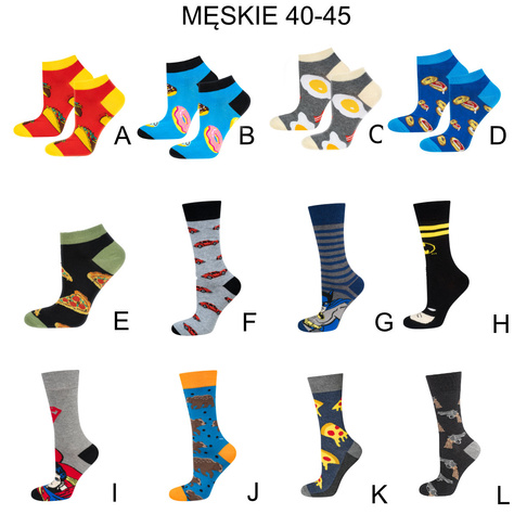 Calendrier de l'Avent avec chaussettes colorées Lot de 12 chaussettes SOXO pour femmes et hommes