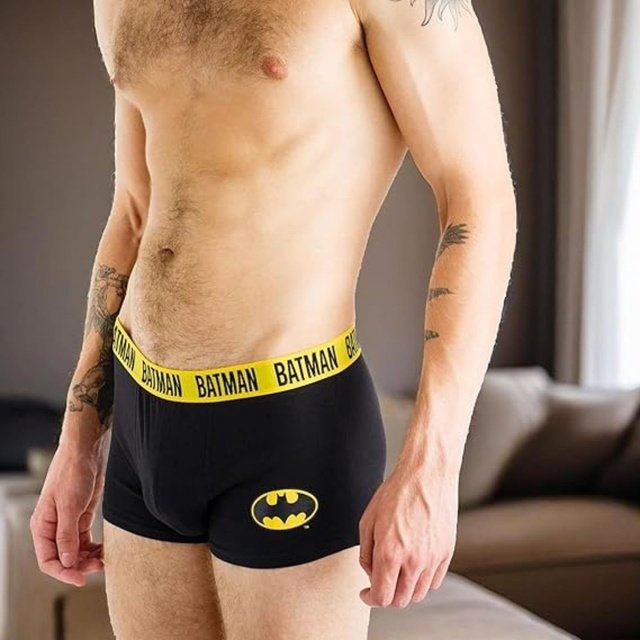 Lot de 2 caleçons Batman | Idée cadeau | Fête des garçons | Culotte en coton