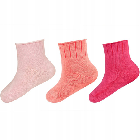 Lot de 3x chaussettes bébé SOXO rose