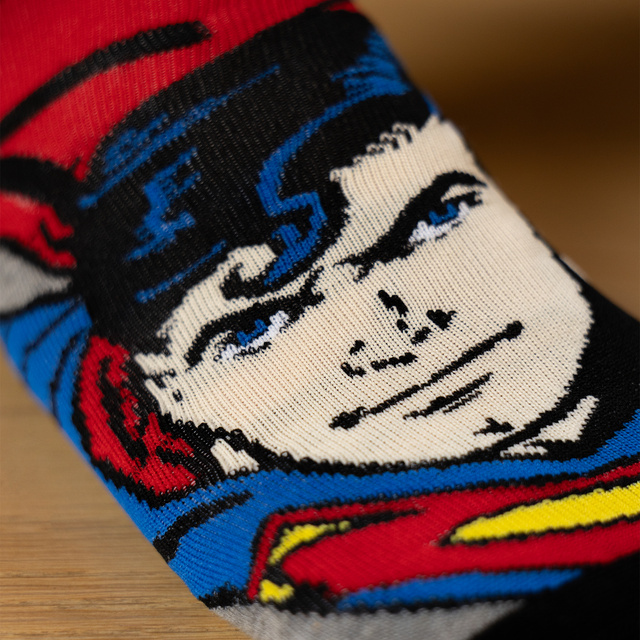 Chaussettes DC Comics Batman/Superman pour hommes - 3 paires