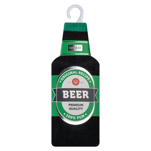 SOXO chaussettes à bière en bandana pour homme | cadeau pour lui | Père Noël 