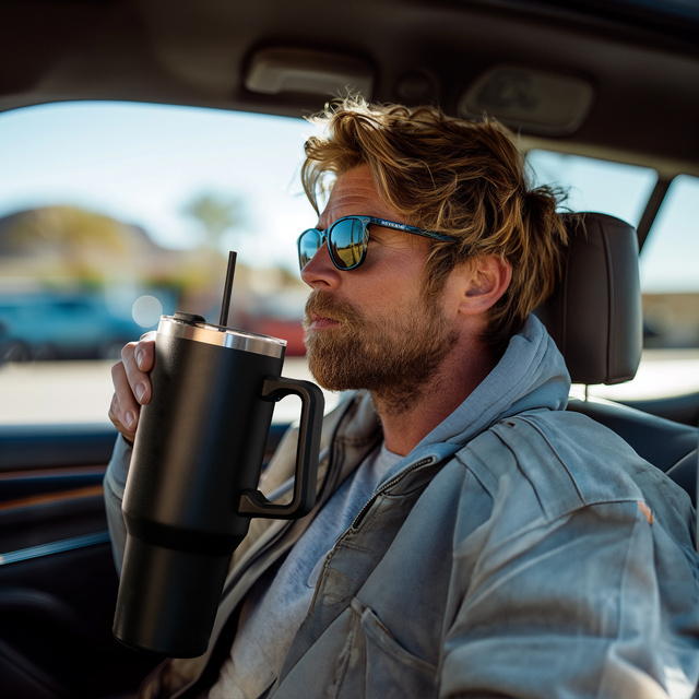 Mug thermique Momo Way 1200ml noir