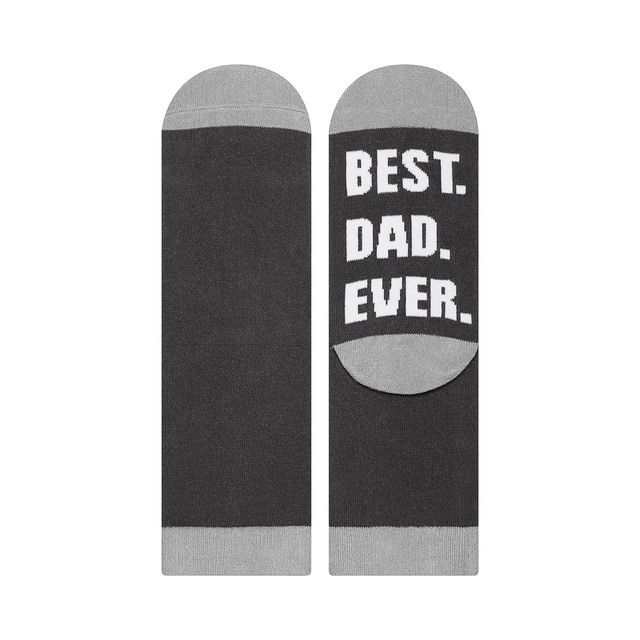 Lot de chaussettes pour papa et enfant SOXO cadeau en coton 