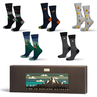 Chaussettes colorées homme SOXO Adventure - 5 paires
