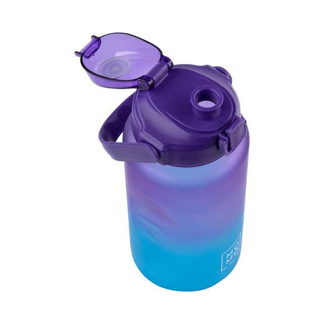 Bouteille d'eau 1.5L violet et bleu | BPA free