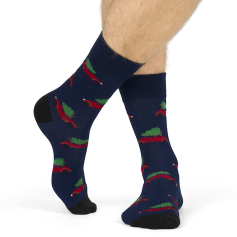 Calendrier de l'Avent | Cadeau de Noël | Mikolajki | pour lui | Lot de 6 chaussettes colorées pour homme SOXO GOOD STUFF