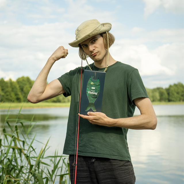 SOXO chaussettes hommes Let's go fishing en paquet