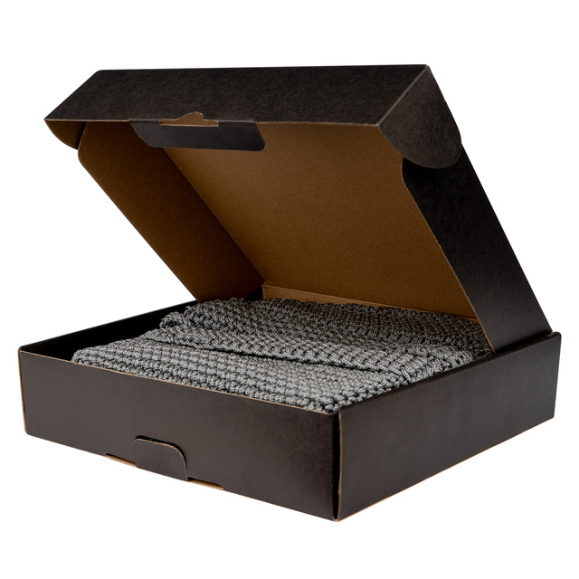 Lot de 3 paniers de salle de bain Momo Way gris 2x 14cm et 17cm