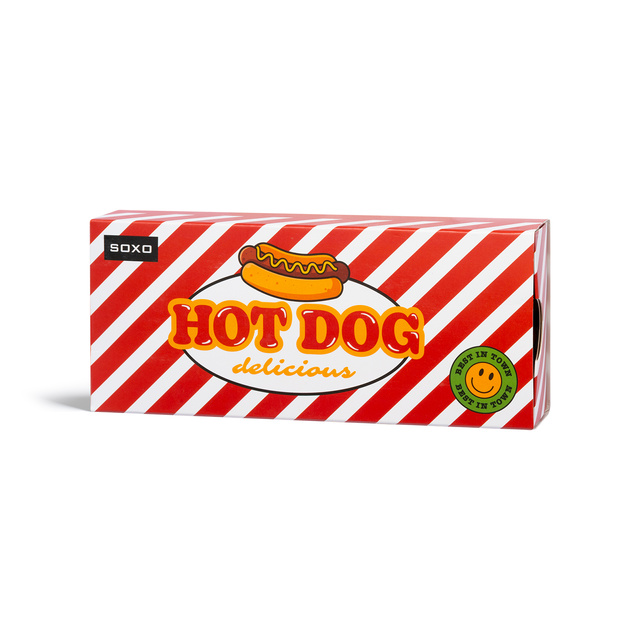Chaussettes pour hommes SOXO Hot Dog