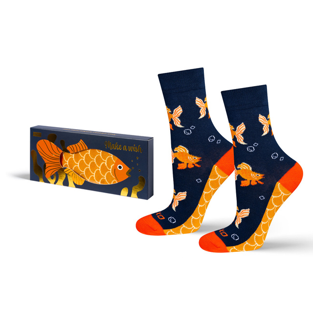 Chaussettes à poisson doré SOXO pour femmes  