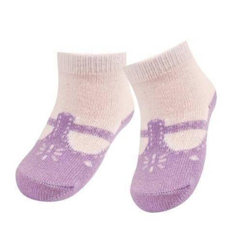 Chaussettes bébé violet SOXO ballerina classic