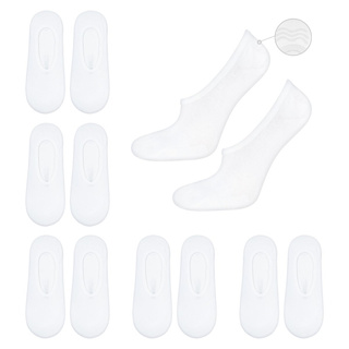 Lot de 6x chaussettes blanches SOXO pour hommes avec coton siliconé