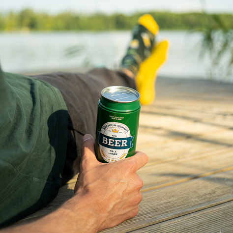 SOXO GOOD STUFF chaussettes colorées pour hommes bière Pale Lager drôle dans une boîte cadeau