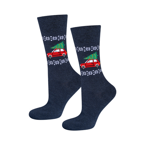 Ensemble de 3x Chaussettes de Noël Homme SOXO en Cadeau